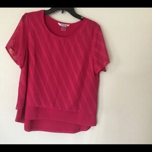 Nygard PETITE PINK PUNCH‎ BLOUSE